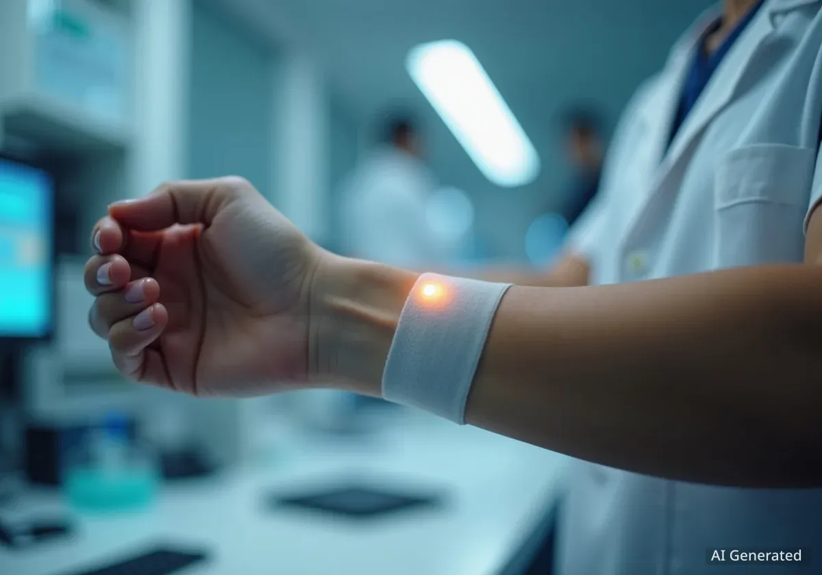 AI-Powered Smart Bandage Speeds Up Wound Healing by 25%