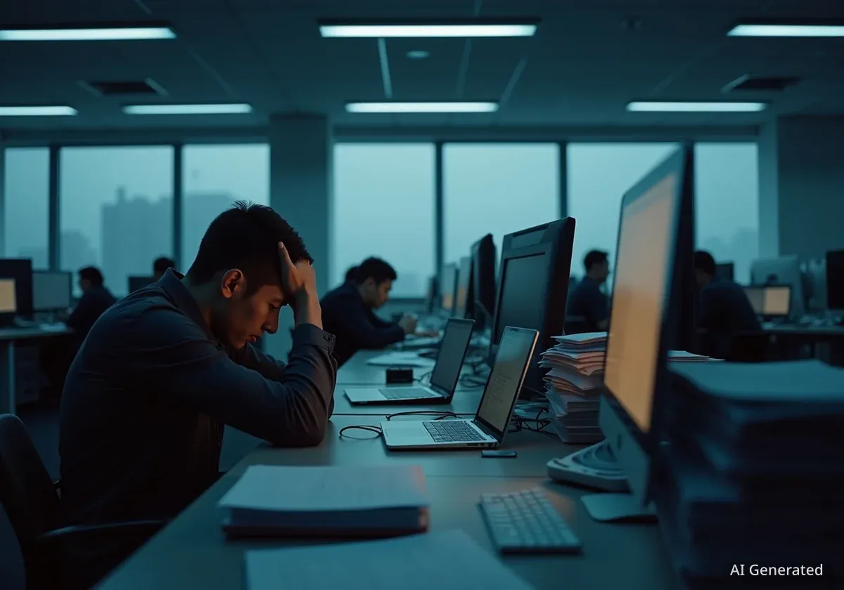 Manager Workloads Triple Amid Corporate 'Great Flattening'