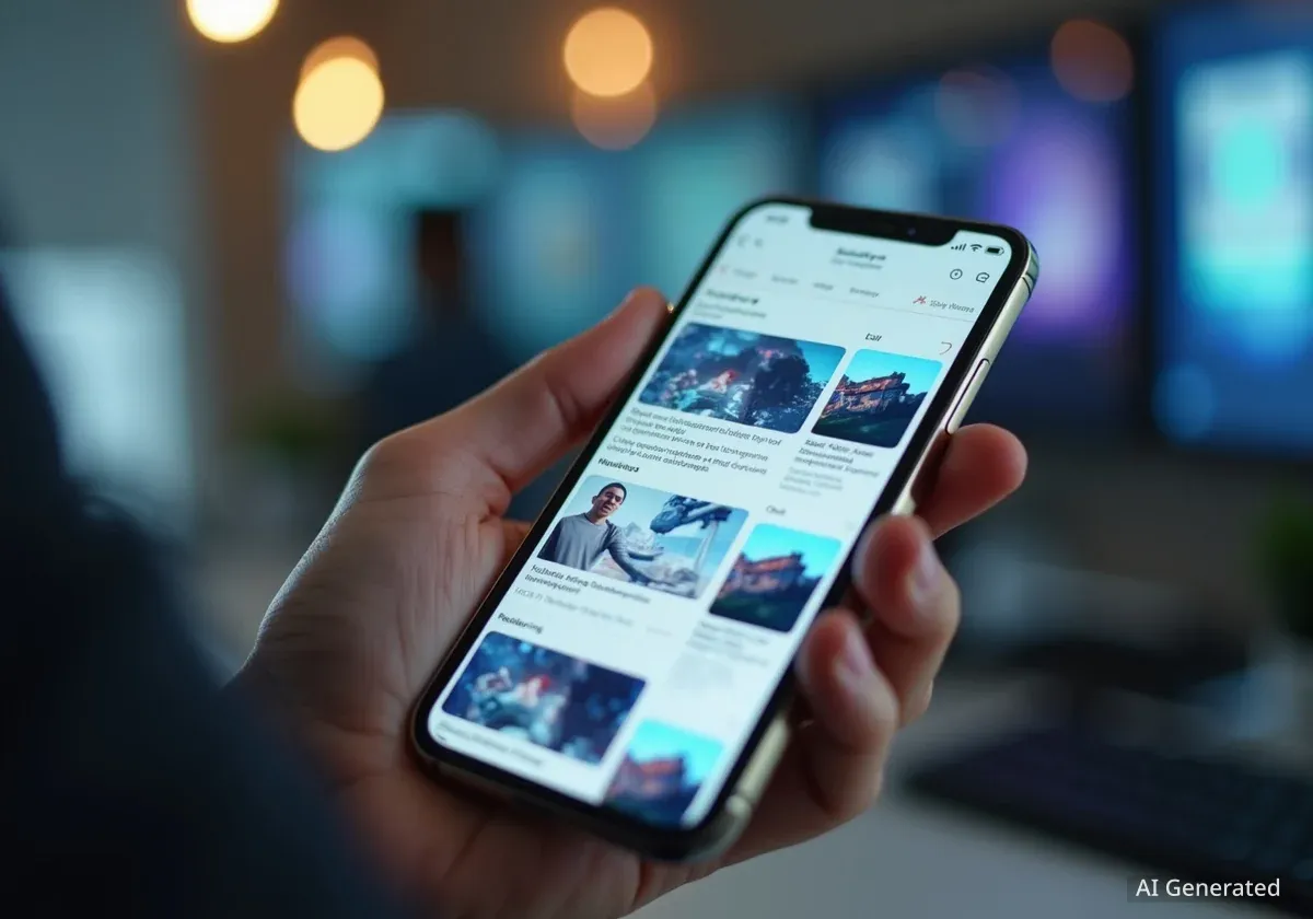 Google Tests Visual Feed Interface for Gemini AI App