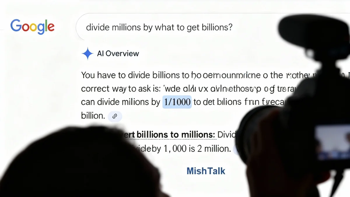 Google AI's Billion-Dollar Math Error Amid $85B Spending Spree