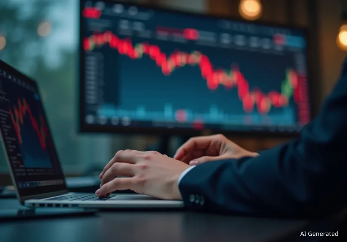 Bitcoin Falls Amid AI Stock Sell-Off