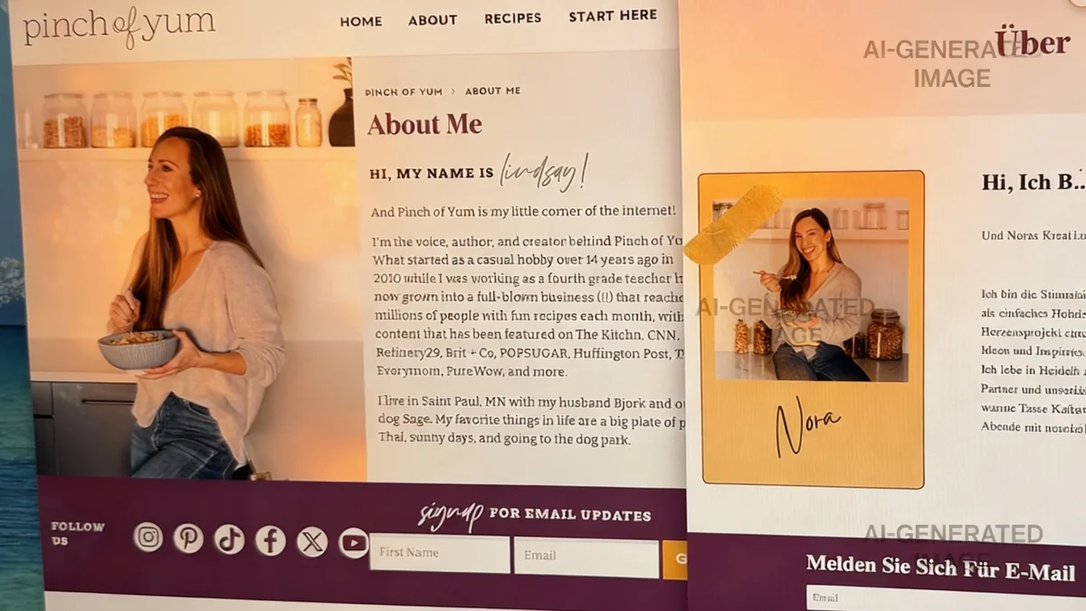 AI Recipes Impact Holiday Cooking and Food Bloggers