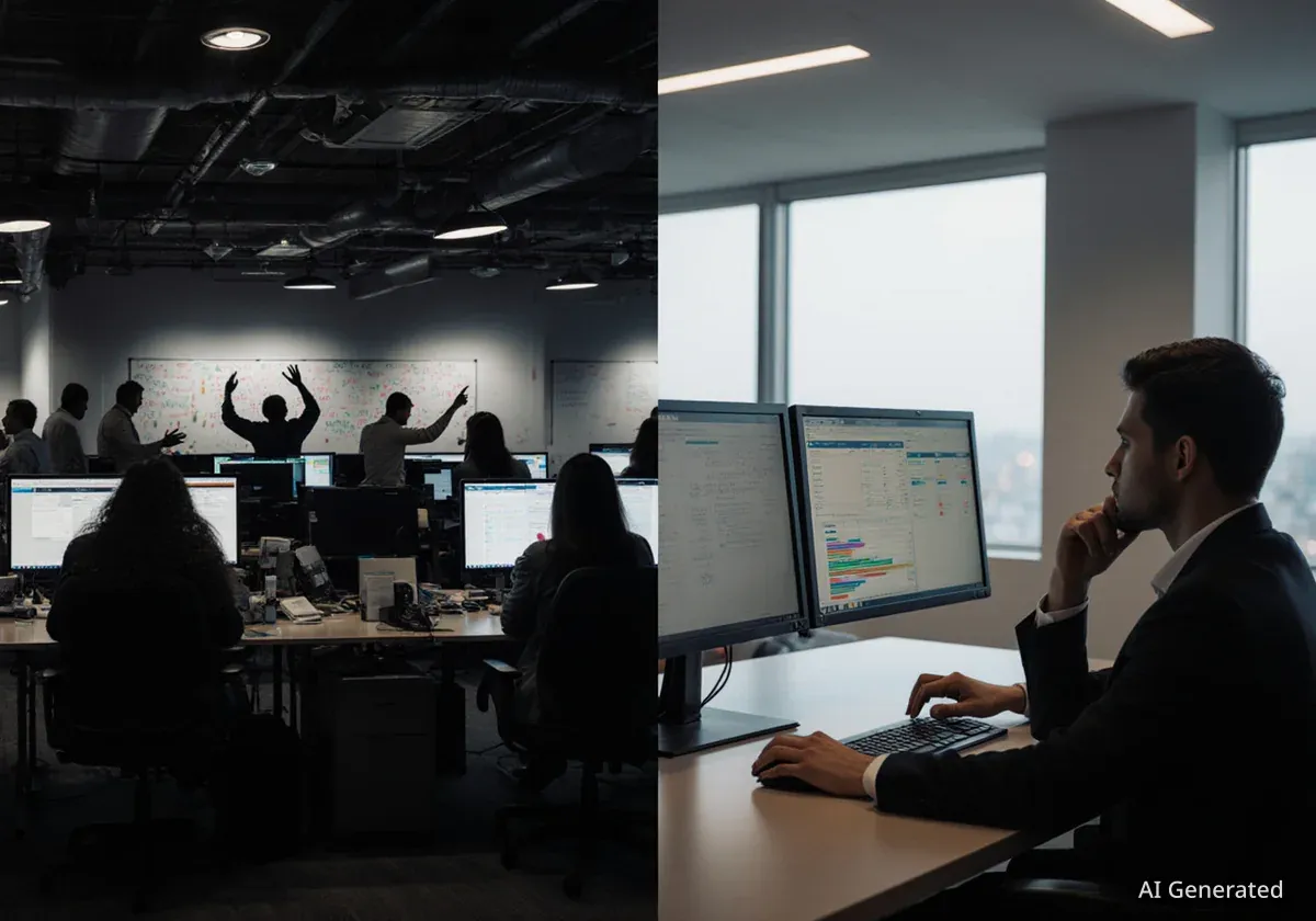 AI's Two Worlds: Startup Hustle vs. Corporate Stability